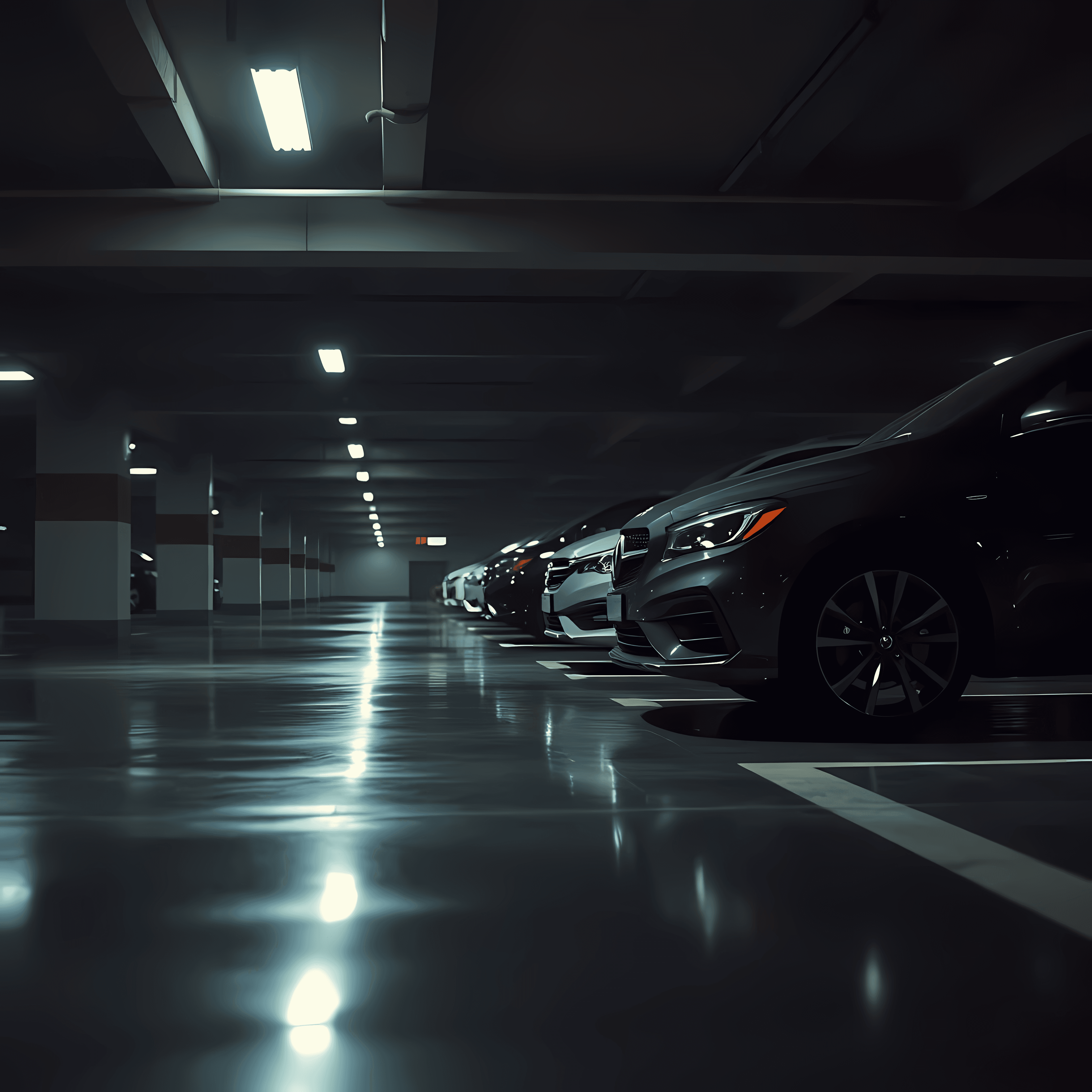 Interfaz profesional de gestión de estacionamientos